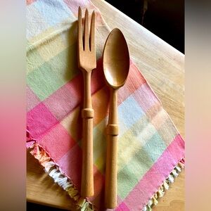 Vintage MCM wooden utensils